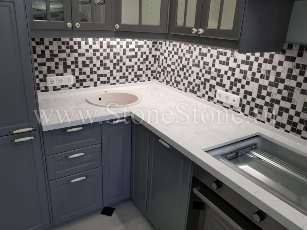 ������� ���������� ��� ����� �� ���������� ���������� Vicostone Bianco Venato